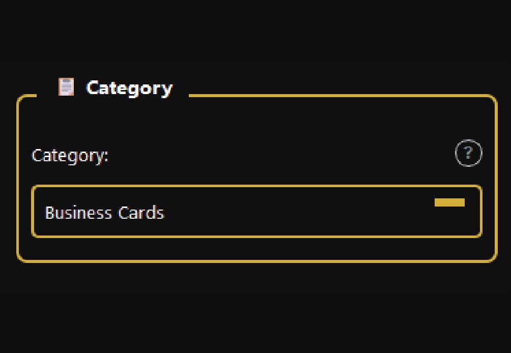 Business Cards Layout with crop marks
